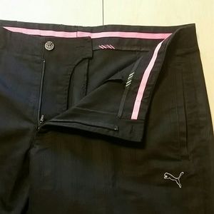 36x32 Puma Black Golf Pants/Trousers.